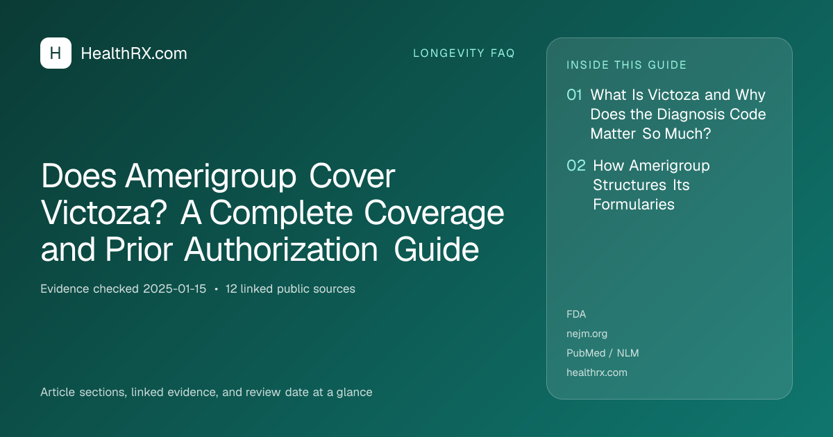 Evidence overview for Does Amerigroup Cover Victoza? A Complete Coverage and Prior Authorization Guide