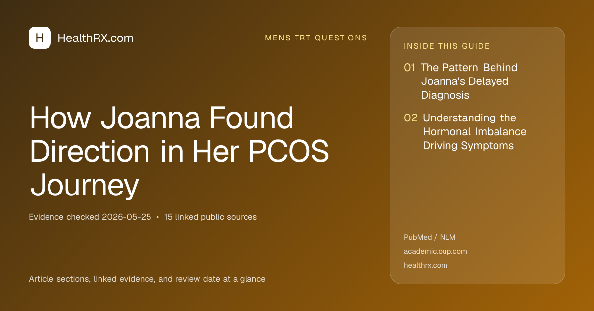 Evidence overview for How Joanna Found Direction in Her PCOS Journey
