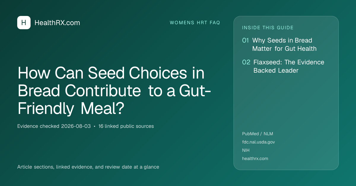 Evidence overview for How Can Seed Choices in Bread Contribute to a Gut-Friendly Meal?