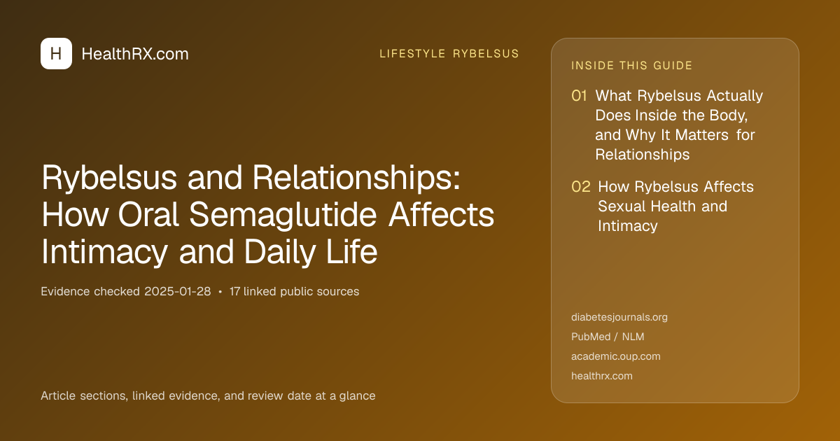 Evidence overview for Rybelsus and Relationships: How Oral Semaglutide Affects Intimacy and Daily Life