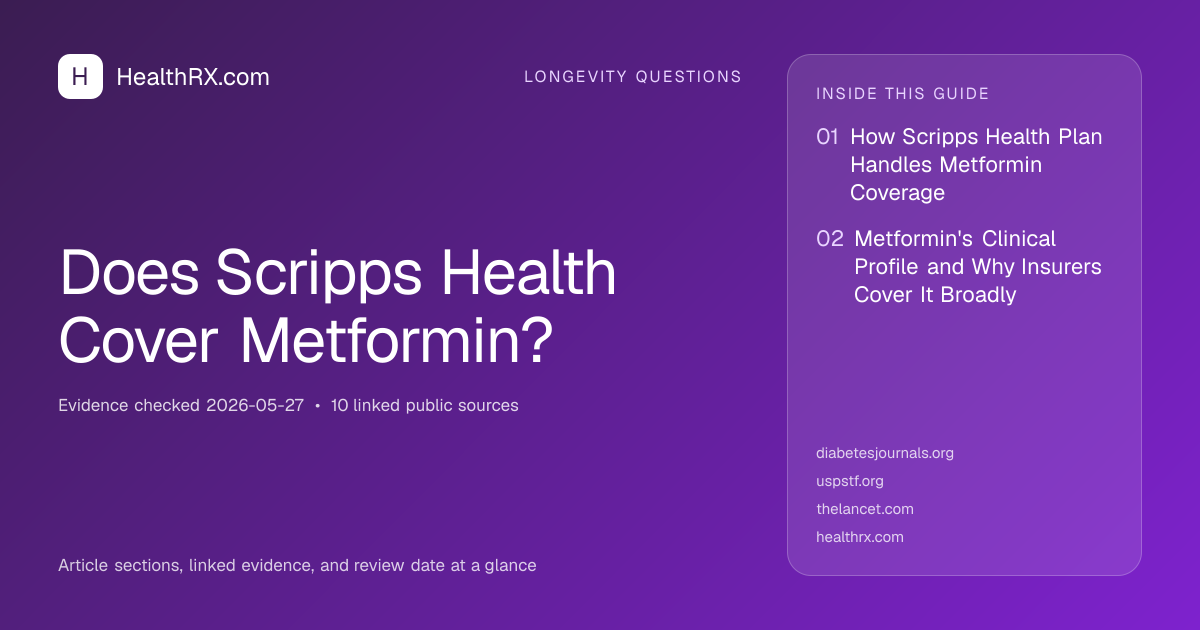 Evidence overview for Does Scripps Health Cover Metformin?